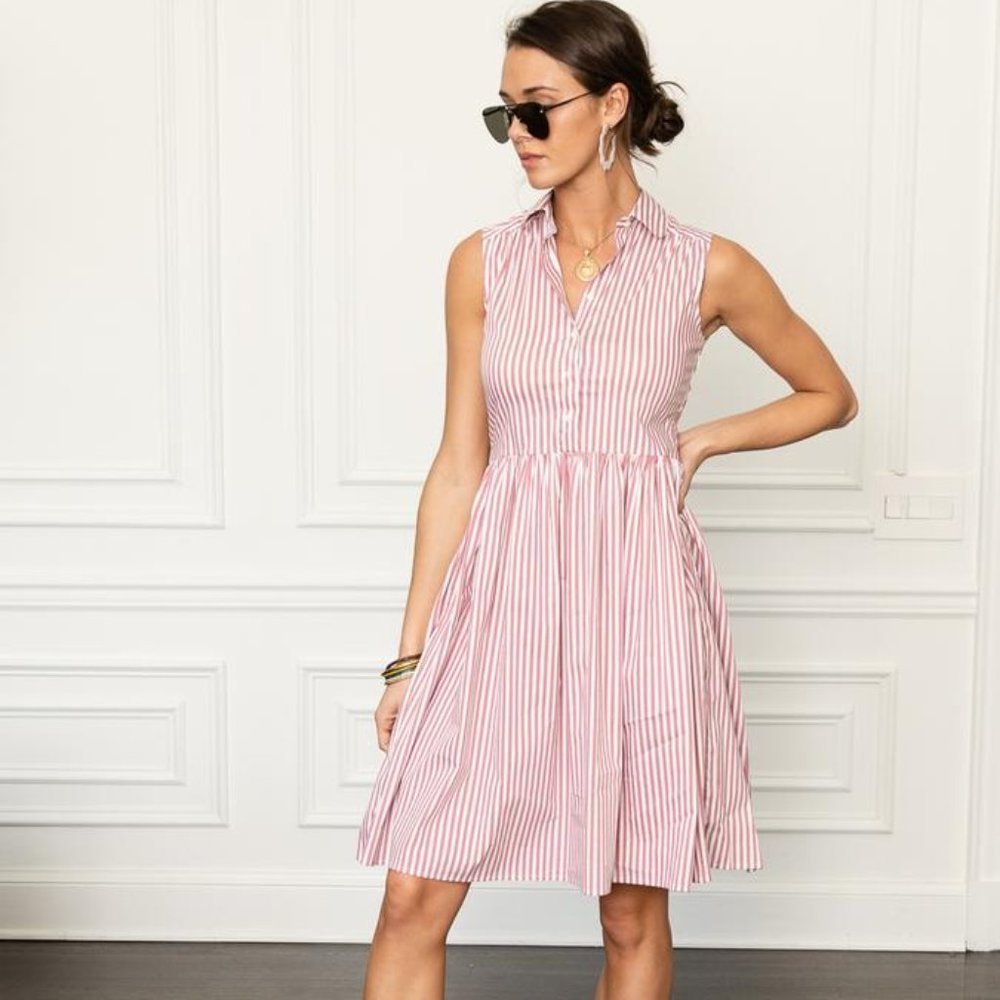 The Shirt Rochelle Sleeveless Shirt Dress